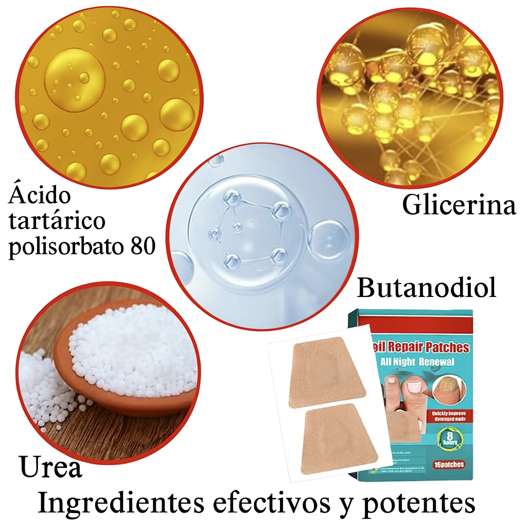 FungiClear™ - Parches Antihongos para las uñas